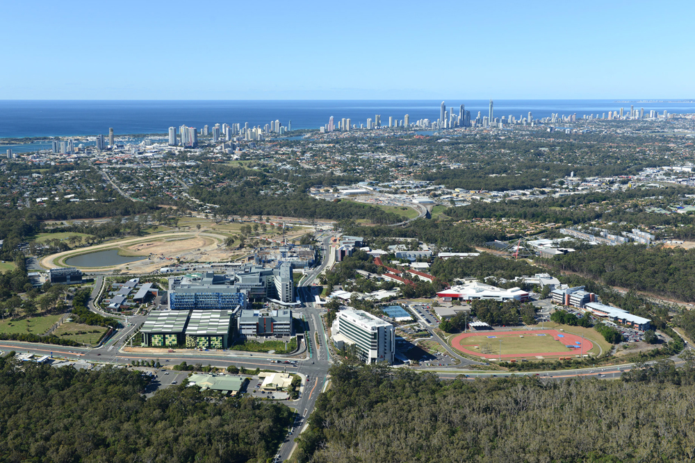 Studentin Nina live von der Griffith University Gold Coast