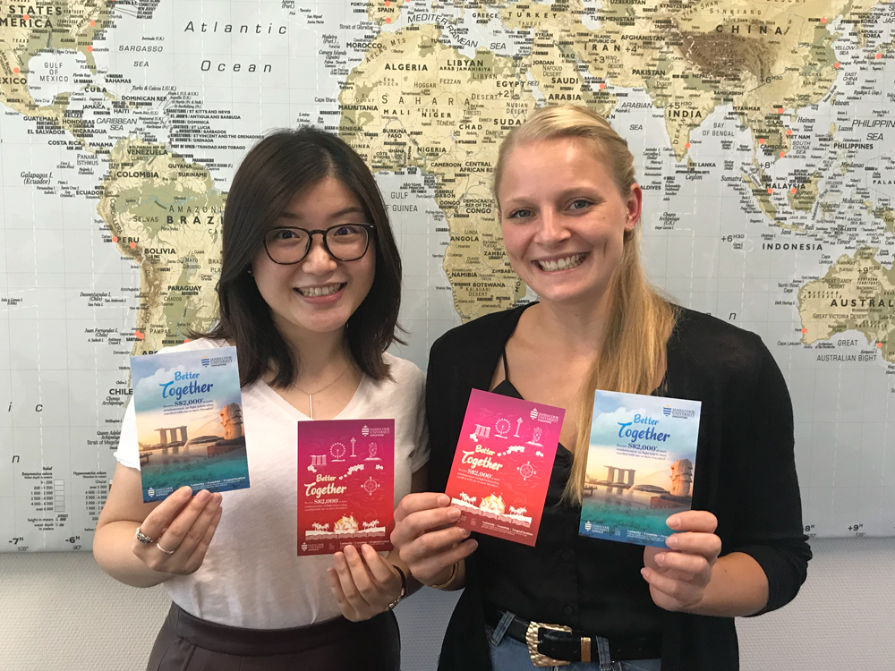 Die „Better Together“-Kampagne der James Cook University in Singapur