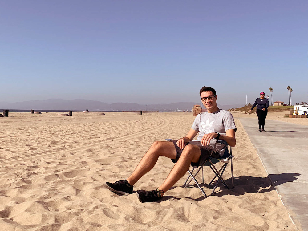 Am Strand erwischt – Jan berichtet live aus Kalifornien