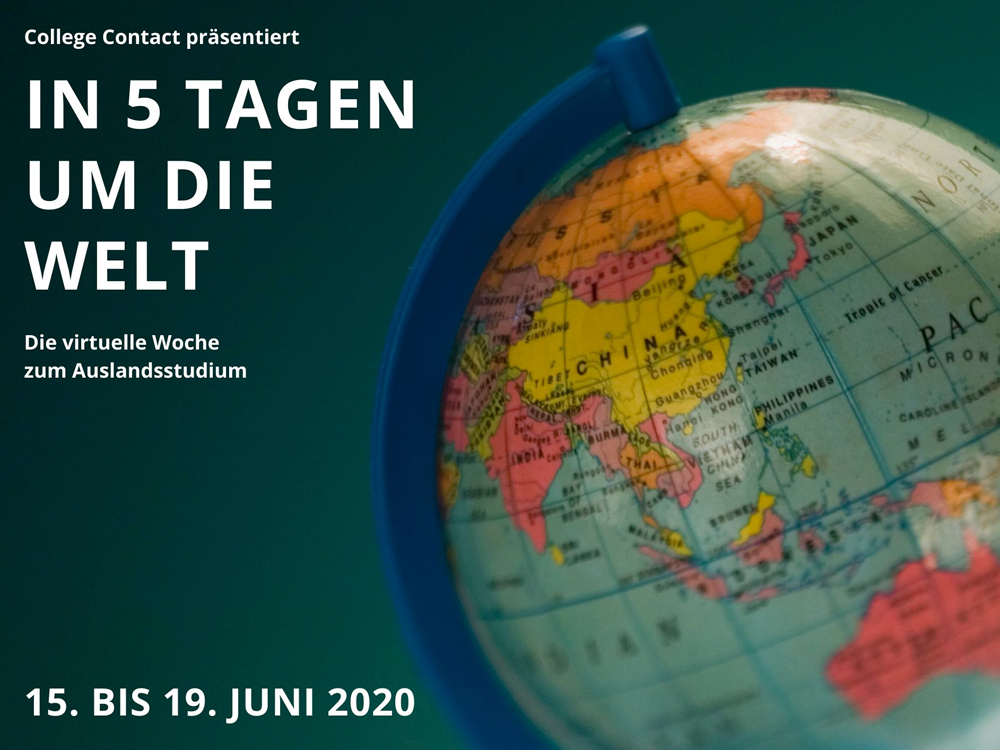 „In 5 Tagen um die Welt“ – Die virtuelle Woche zum Auslandsstudium