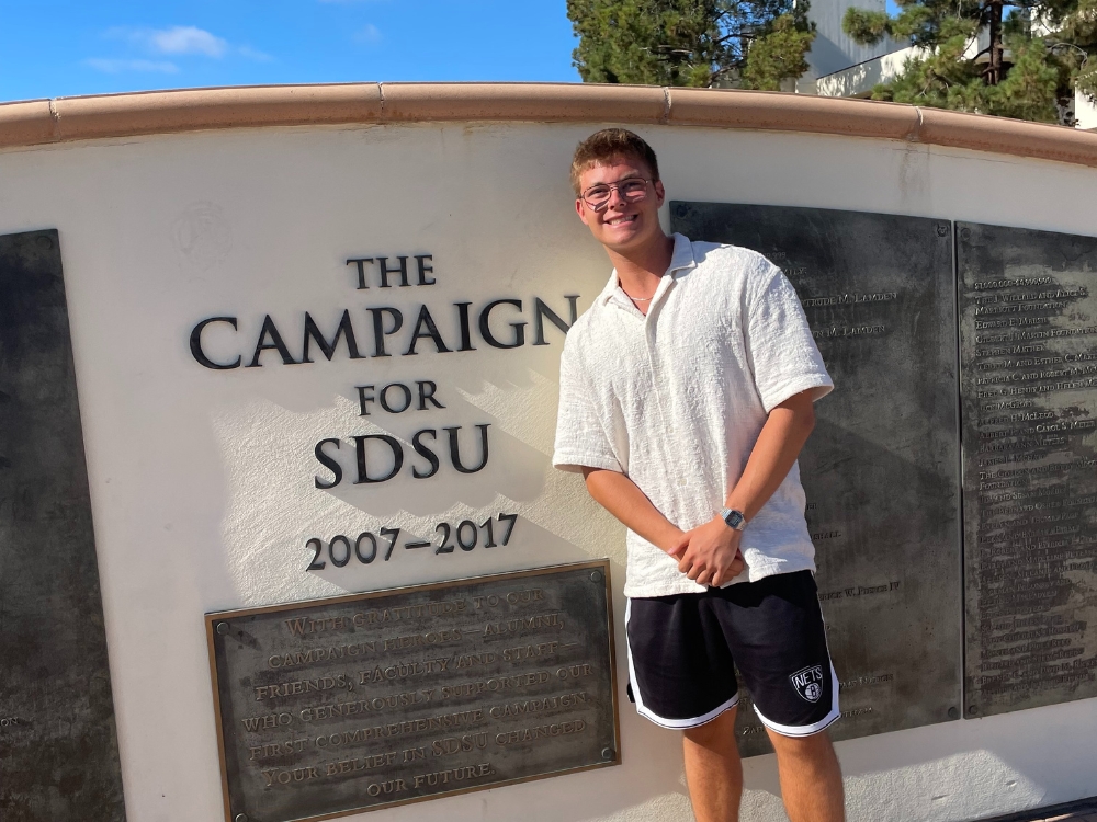Mit Jonas an die San Diego State University