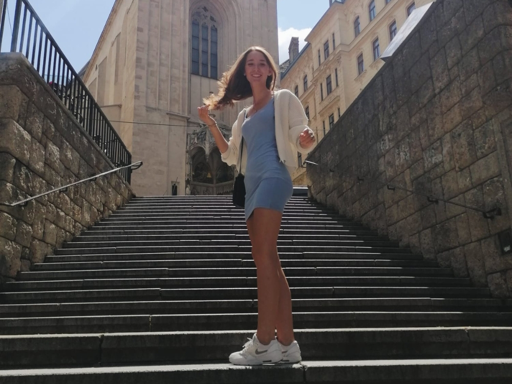 Mit Lucy ans University College Dublin