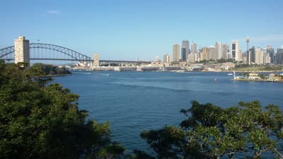 Studieren in Sydney - ein Traum vieler Studenten aus aller Welt Blick auf die Skyline von Sydney