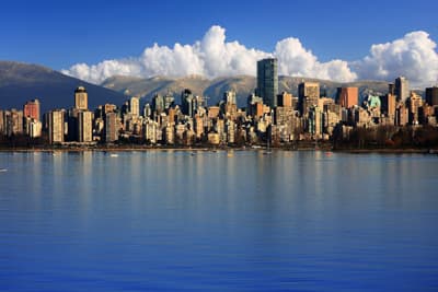 Die "Perle am Pazifik": Vancouver Skyline von Vancouver