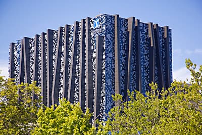 Moderne Architektur an der University of Melbourne Modernes Gebäude der University of Melbourne