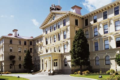 Eine der ältesten Unis in Neuseeland ist die VUW. Campus der Victoria University of Wellington