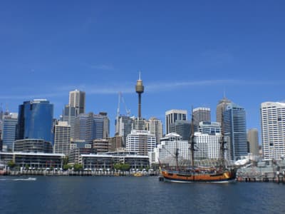 Während eines Auslandssemester in Australien lässt sich nicht nur die Metropole Sydney erkunden. Panoramablick auf Sydney Harbour