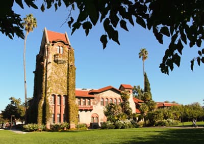 Auf dem Campus der SJSU Campus der San José State University