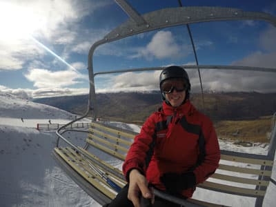 Ein "Sommer" in Neuseeland Marvin im Skilift