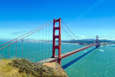 Günstige Lage in der San Francisco Bay Area Blick auf die Golden Gate Bridge und San Francisco
