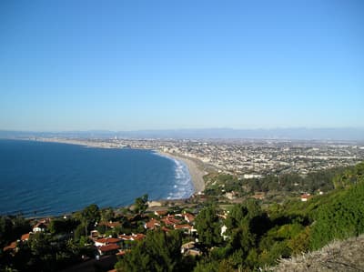 Die Traumstrände in Santa Monica lädt zum Entspannen ein. Santa Monica Peninsula