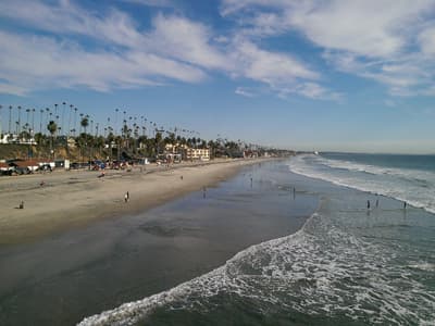 Die Strände der Gegend um San Diego bieten euch fantastische Möglichkeiten, nach der Uni zu entspannen! Strand in der Nähe von San Marcos