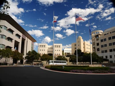 Vielleicht wird der Campus der CSU San Marcos bald eure neue Heimat für ein Semester? Craven Circle auf dem Campus der CSUSM