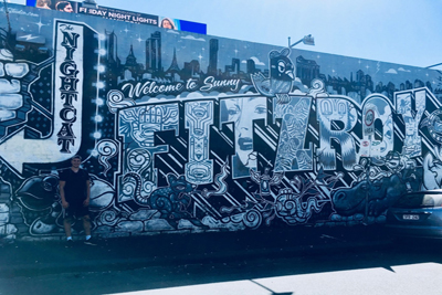 Auch Melbourne hat alternative Ecken zu bieten! Graffiti im Stadtteil Fitzroy