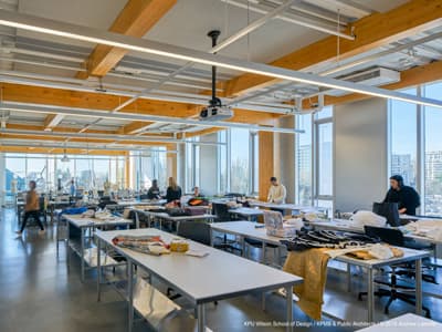 Die spannenden Studiengänge der Design School bereiten euch perfekt auf die Arbeit in der Modewelt vor! Ein Atelier an der Wilson School of Design