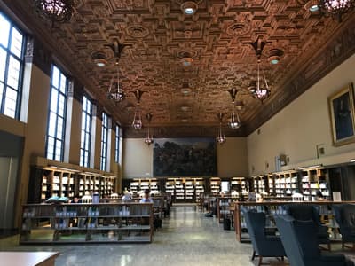 Innovatives Lernen ist an der UC Berkeley besonders angesagt. Halle der UC Berkeley Library