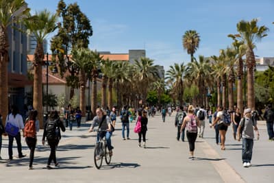 Auf dem Campus der SJSU ist immer etwas los! Campus der SJSU