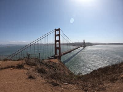 Die Golden Gate Bridge - die Sehenswürdigkeit schlechthin! San Francisco Golden Gate Bridge