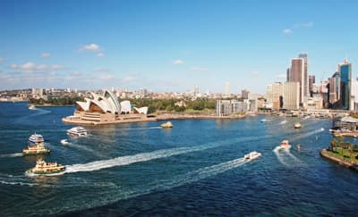 Von Sydney in die weite Welt. Opera House von Sydney
