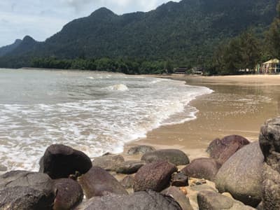 In Sarawak, dem malaysischen Teil der Insel Borneos, gibt es einiges zu entdecken! Strand auf Borneo
