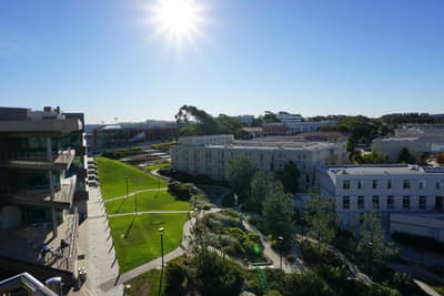 Studieren an einer Weltklasseuni Blick über den Campus der UC San Diego