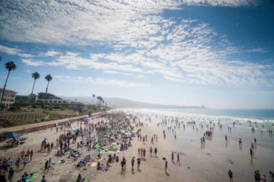 Die perfekte Balance aus Weltklasse-Uni und Weltklasse-Location Malerischer Strand in San Diego