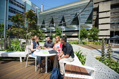 Studierende auf dem Campus der UTS