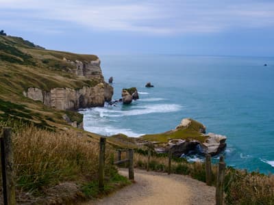 Auf der Otago-Halbinsel gibt es unglaublich viel zu entdecken! Blick auf das Meer in Neuseeland