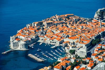 Eine Perle an der Adria: Dubrovnik in Kroatien Die Altstadt von Dubrovnik (Kroatien)